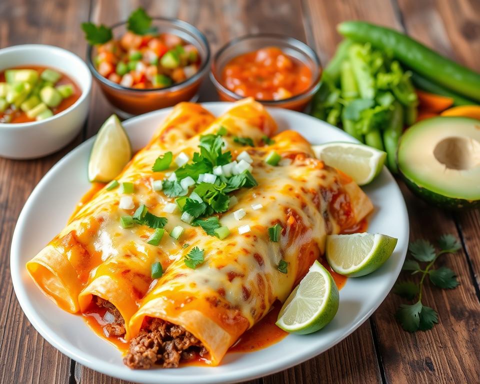 Authentic Beef Enchiladas