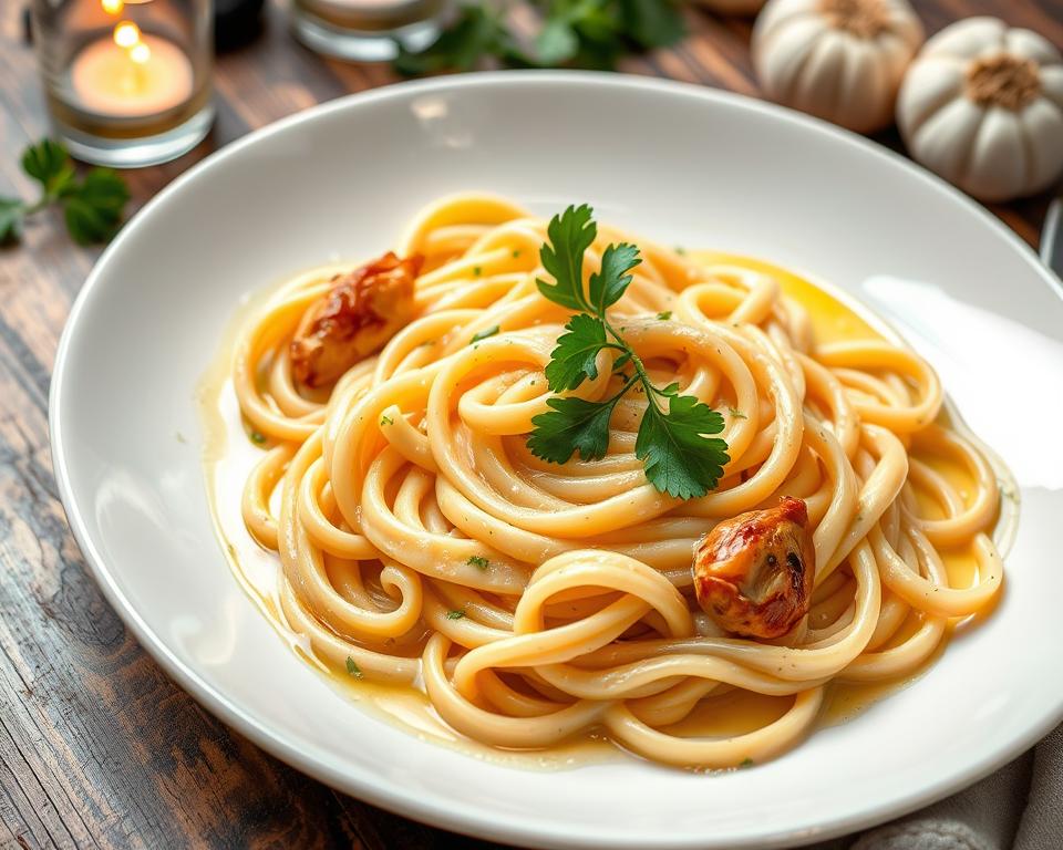 Creamy Garlic Pasta Dish