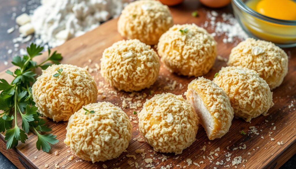 Crispy Chicken Bites Coating Technique