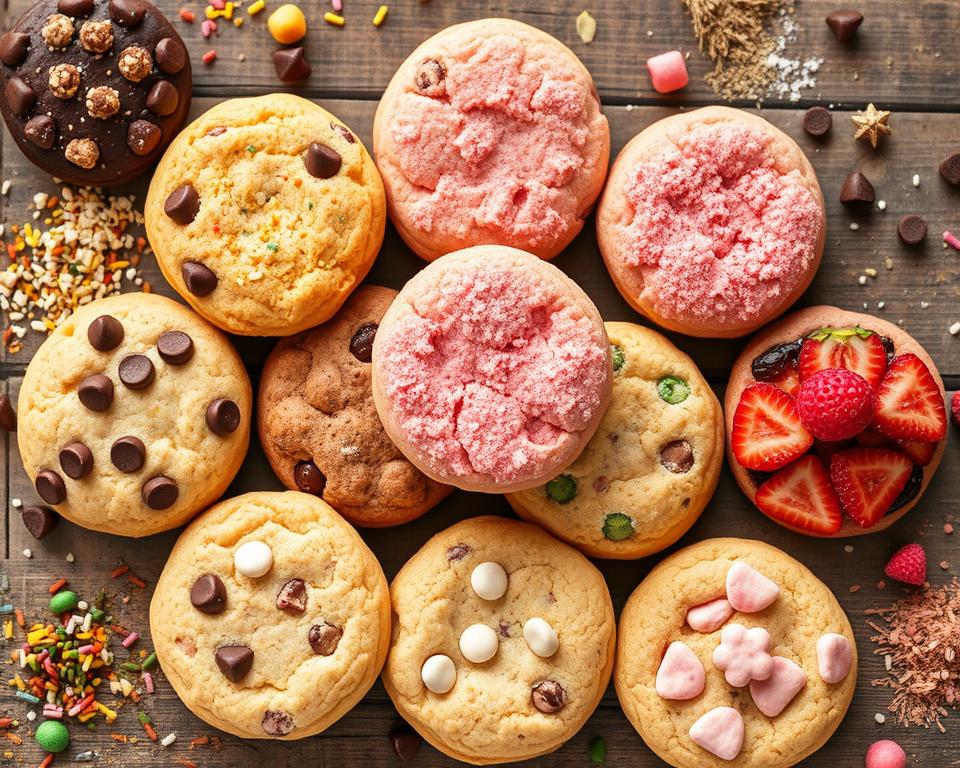 Crumbl Cookie Flavor Selection