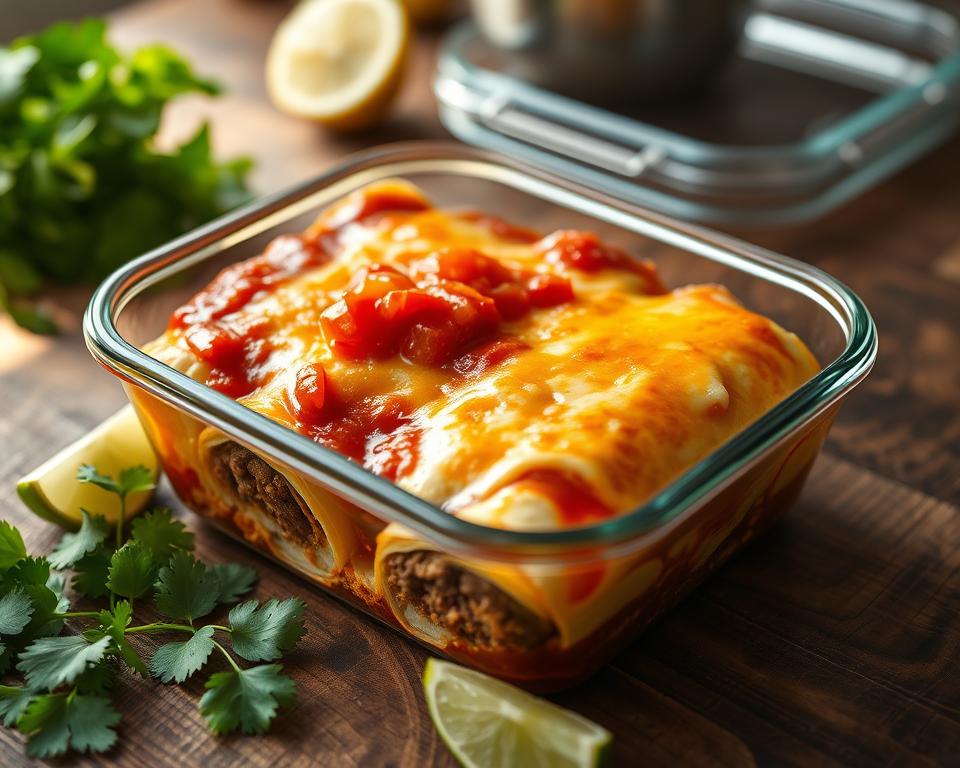 Storing Leftover Beef Enchiladas